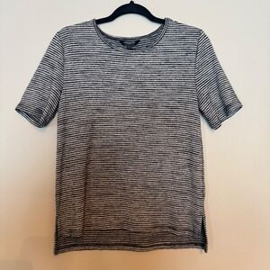 Banana Republic Luxespun Striped Short Sleeve T Shirt Women Size S ComfortCore